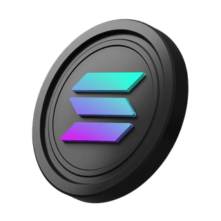 SOL coin from Solana displayed next to the hero banner section